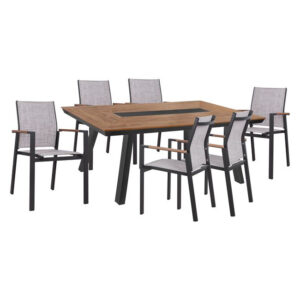 ΣΕΤ ΤΡΑΠΕΖΑΡΙΑΣ 7ΤΜΧ ΣΕ ΓΚΡΙ ΧΡΩΜΑ HM5235.03