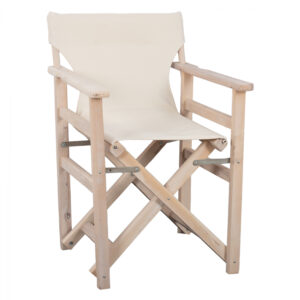 ΠΟΛΥΘΡΟΝΑ ΣΚΗΝΟΘΕΤΗ CHALK FINISH ΛΕΥΚΗ ΜΕ ΚΑΡΑΒΟΠΑΝΟ ΕΚΡΟΥ HM11519.01 58x48x88 εκ.