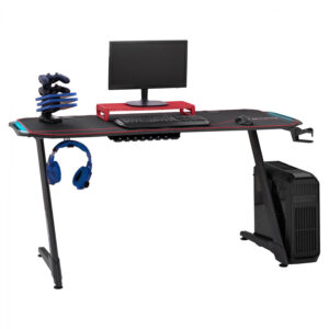 ΓΡΑΦΕΙΟ GAMING PRO MOUSE PAD HM11583.04 ME RGB LED ΕΠΕΚΤΑΣΗ ΚΑΙ ΒΑΣΗ 150x60x76Υ εκ.