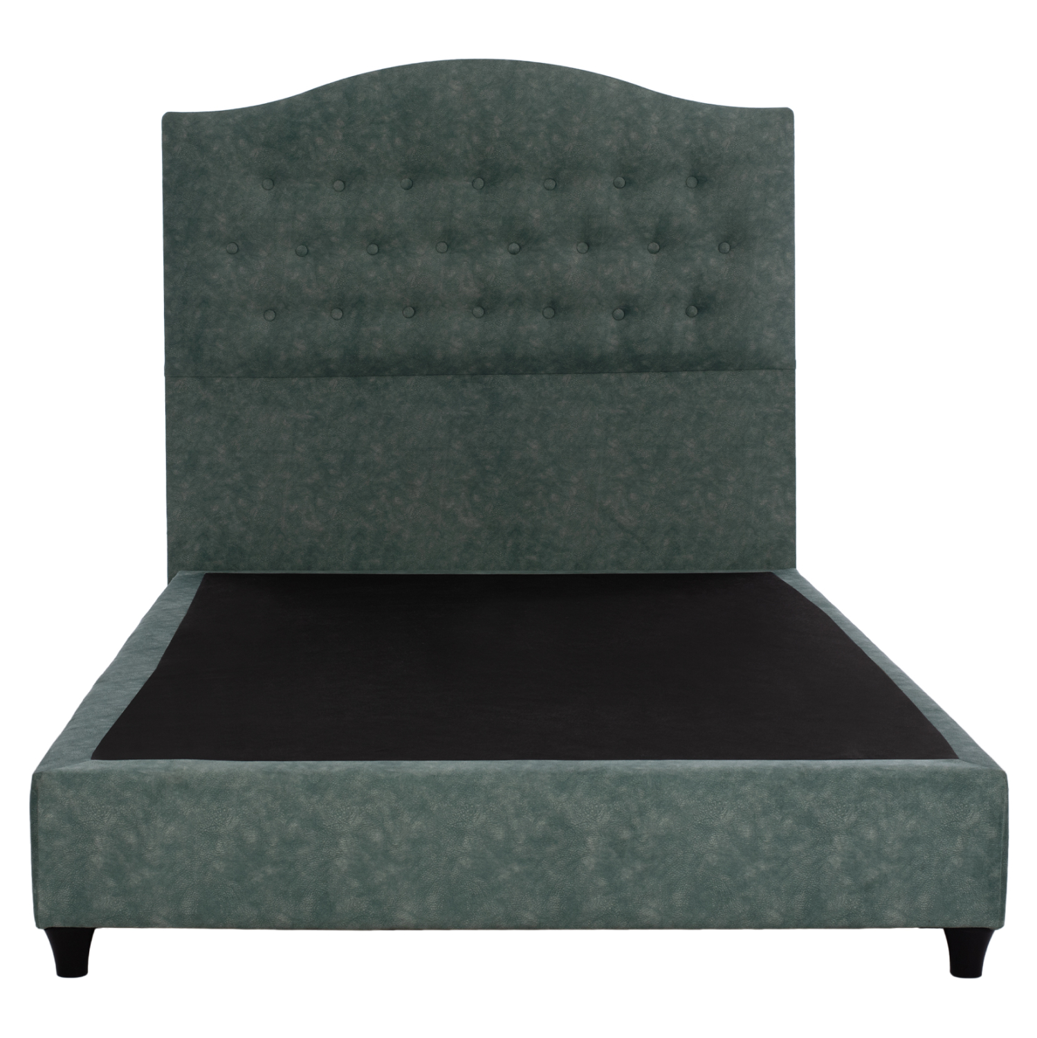 ΚΡΕΒΑΤΙ MALENA ΑΠΟ ΠΡΑΣΙΝΟ ΥΦΑΣΜΑ τύπου NUBUCK, HM647.27 ΓΙΑ ΣΤΡΩΜΑ 120x200 εκ. - Image 4