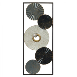 ΜΕΤΑΛΛΙΚΟ ΔΙΑΚΟΣΜΗΤΙΚΟ ΤΟΙΧΟΥ HM7172 ΜΑΥΡΟ ΓΚΡΙ ΧΡΥΣΟ 25x3