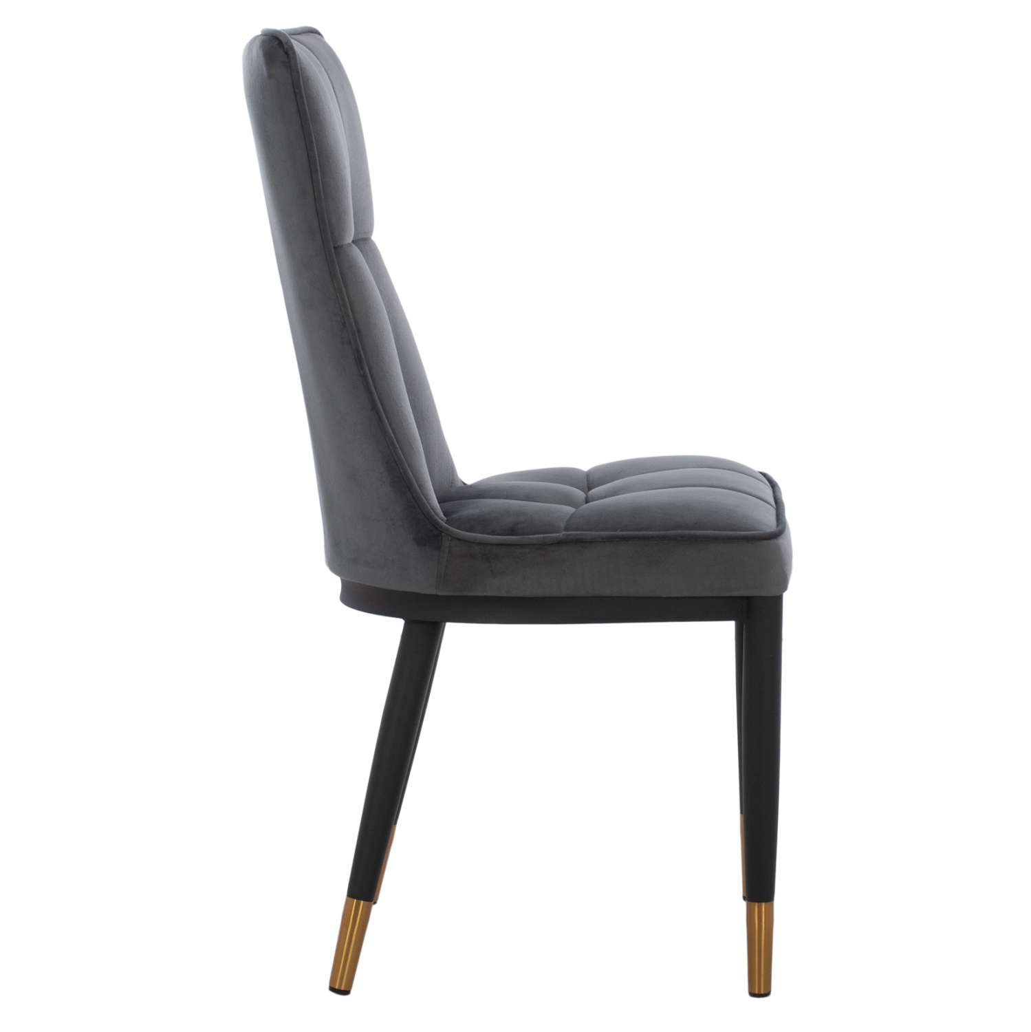 ΚΑΡΕΚΛΑ SAMMY ΜΕ ΓΚΡΙ ΒΕΛΟΥΔΟ & ΜΑΥΡΟ ΜΕΤΑΛΛΙΚΟ ΣΚΕΛΕΤΟ HM8722.01 47x52x95 εκ. - Image 4