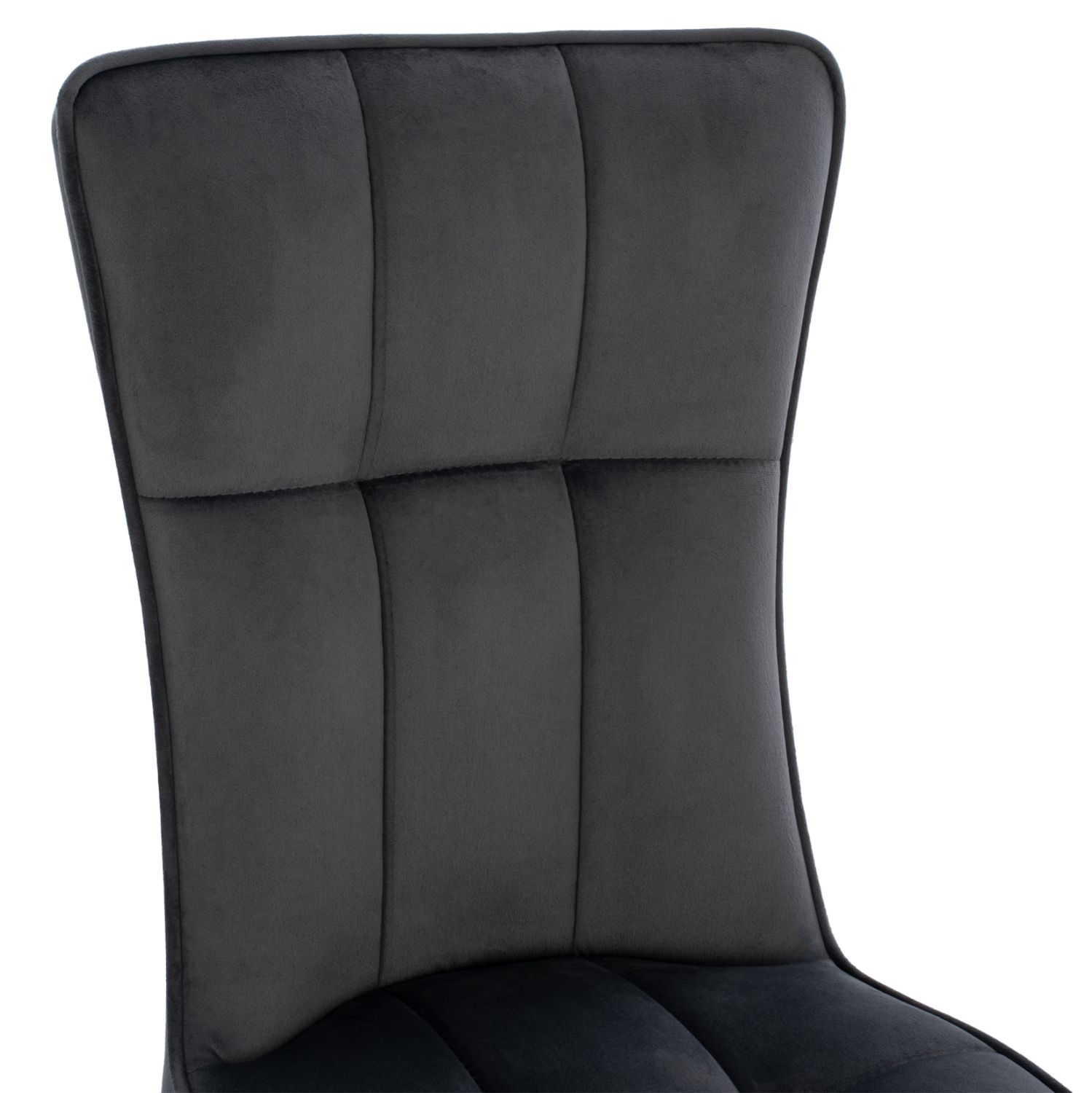 ΚΑΡΕΚΛΑ SAMMY ΜΕ ΓΚΡΙ ΒΕΛΟΥΔΟ & ΜΑΥΡΟ ΜΕΤΑΛΛΙΚΟ ΣΚΕΛΕΤΟ HM8722.01 47x52x95 εκ. - Image 7