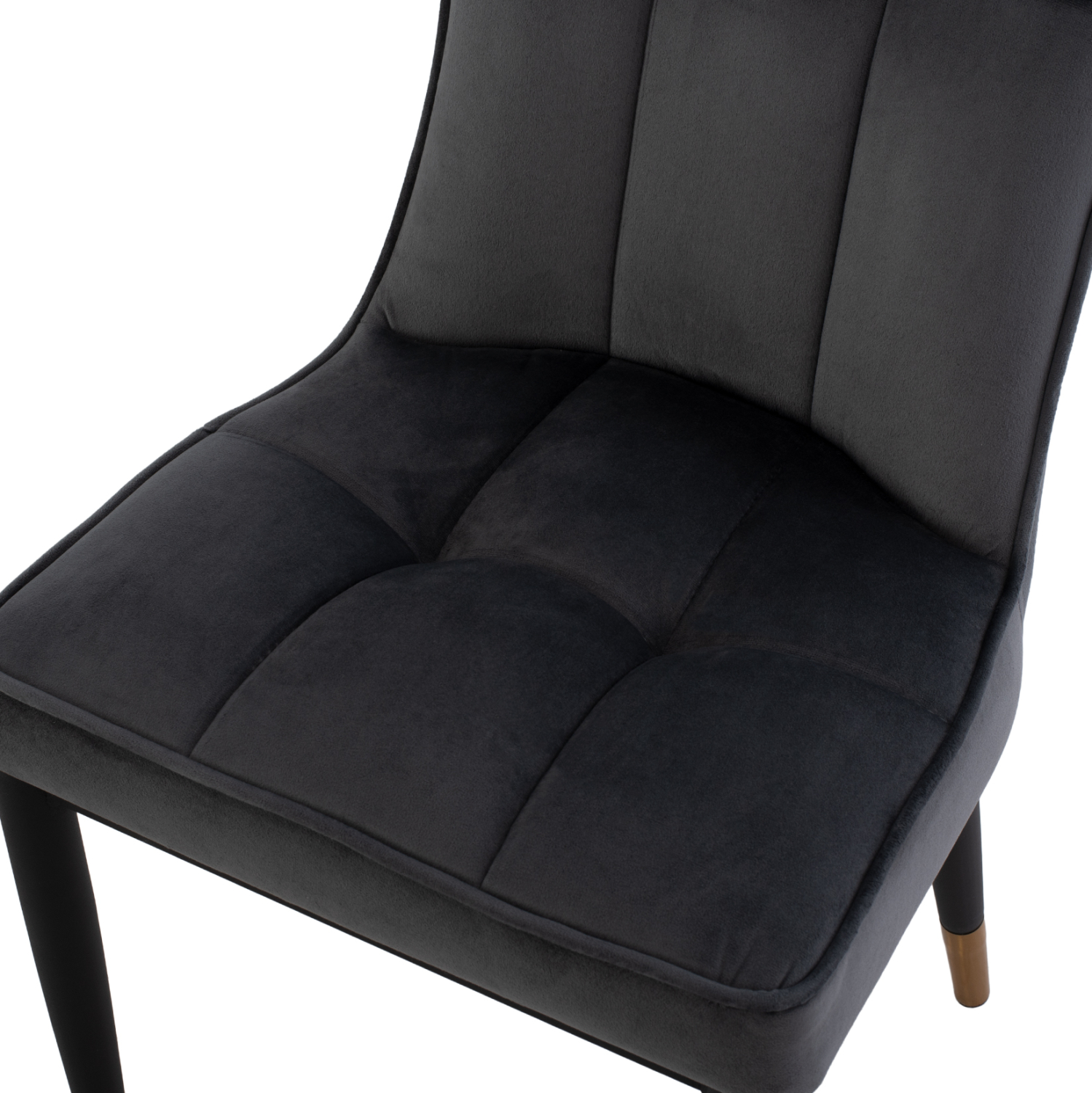 ΚΑΡΕΚΛΑ SAMMY ΜΕ ΓΚΡΙ ΒΕΛΟΥΔΟ & ΜΑΥΡΟ ΜΕΤΑΛΛΙΚΟ ΣΚΕΛΕΤΟ HM8722.01 47x52x95 εκ. - Image 8