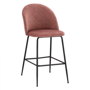 ΣΚΑΜΠΟ ODELL ΜΕΣΑΙΟΥ ΥΨΟΥΣ HM8732.02 ΜΕ ΜΕΤΑΛΛΙΚΑ ΠΟΔΙΑ & ΒΕΛΟΥΔΟ ΣΑΠΙΟ ΜΗΛΟ 50x56x98Υ εκ.