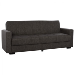 ΚΑΝΑΠΕΣ ΚΡΕΒΑΤΙ 3ΘΕΣΙΟΣ DIANA HM3137.01 ΓΚΡΙ ΚΑΦΕ 210x85x78 εκ.