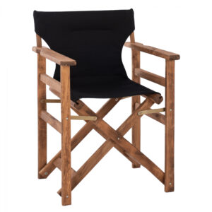 ΠΟΛΥΘΡΟΝΑ ΣΚΗΝΟΘΕΤΗ ΛΗΜΝΟΣ ΚΑΡΥΔΙ ΜΕ ΚΑΡΑΒΟΠΑΝΟ ΜΑΥΡΟ HM11518.02 58x48x88 εκ.