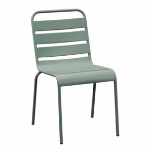 BRIO Καρέκλα-Pro Στοιβαζόμενη Μέταλλο Βαφή Sandy Green 5635C