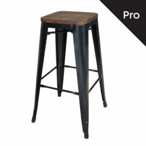 RELIX Wood Σκαμπό Bar-Pro