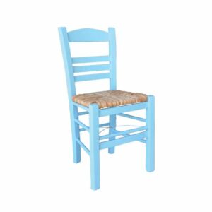 ΣΙΦΝΟΣ Καρέκλα Οξιά Βαφή Εμποτισμού Λάκα Γαλάζιο