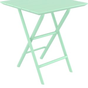 HELEN OPALINE GREEN 60Χ60X74εκ. ΤΡΑΠΕΖΙ ΠΤΥΣ/ΝΟ ΠΟΛ/ΝΙΟΥ