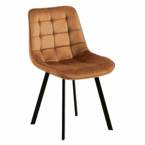 MYRIAM K/D Καρέκλα Τραπεζαρίας Μέταλλο Βαφή Μαύρο