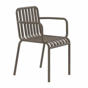 MODIAL Πολυθρόνα Μέταλλο Βαφή Cappuccino