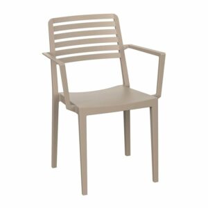 NOLA Πολυθρόνα Τραπεζαρίας Κήπου Στοιβαζόμενη