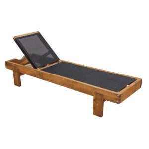 LEDA ΞΑΠΛΩΣΤΡΑ ΞΥΛ./TEXTILENE 2X2 70X200X35εκ. ΚΑΡΥΔΙ