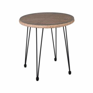 SALSA Τραπέζι Μέταλλο Βαφή Μαύρο